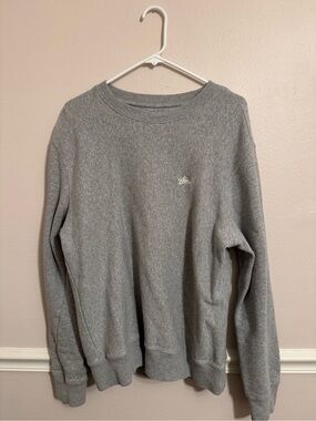 Stussy Crewneck Gray Size Medium